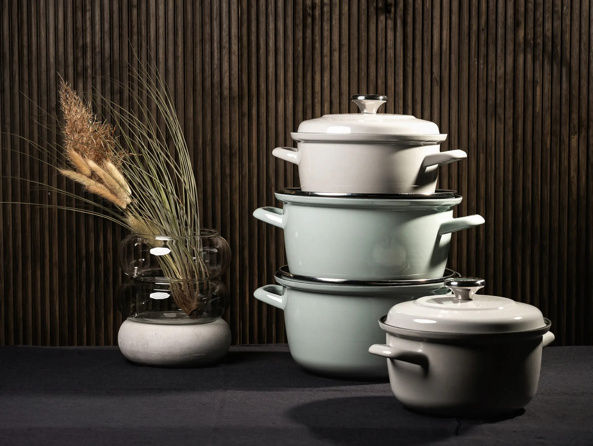 Vappu emaljegryde 3 L, Grå Muurla