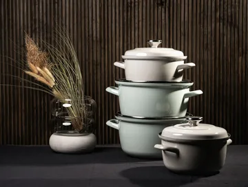 Vappu emaljegryde 3 L - Grå - Muurla