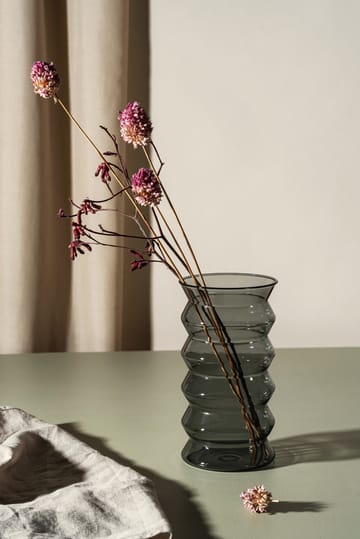 Waves vase 20 cm - Grå - Muurla