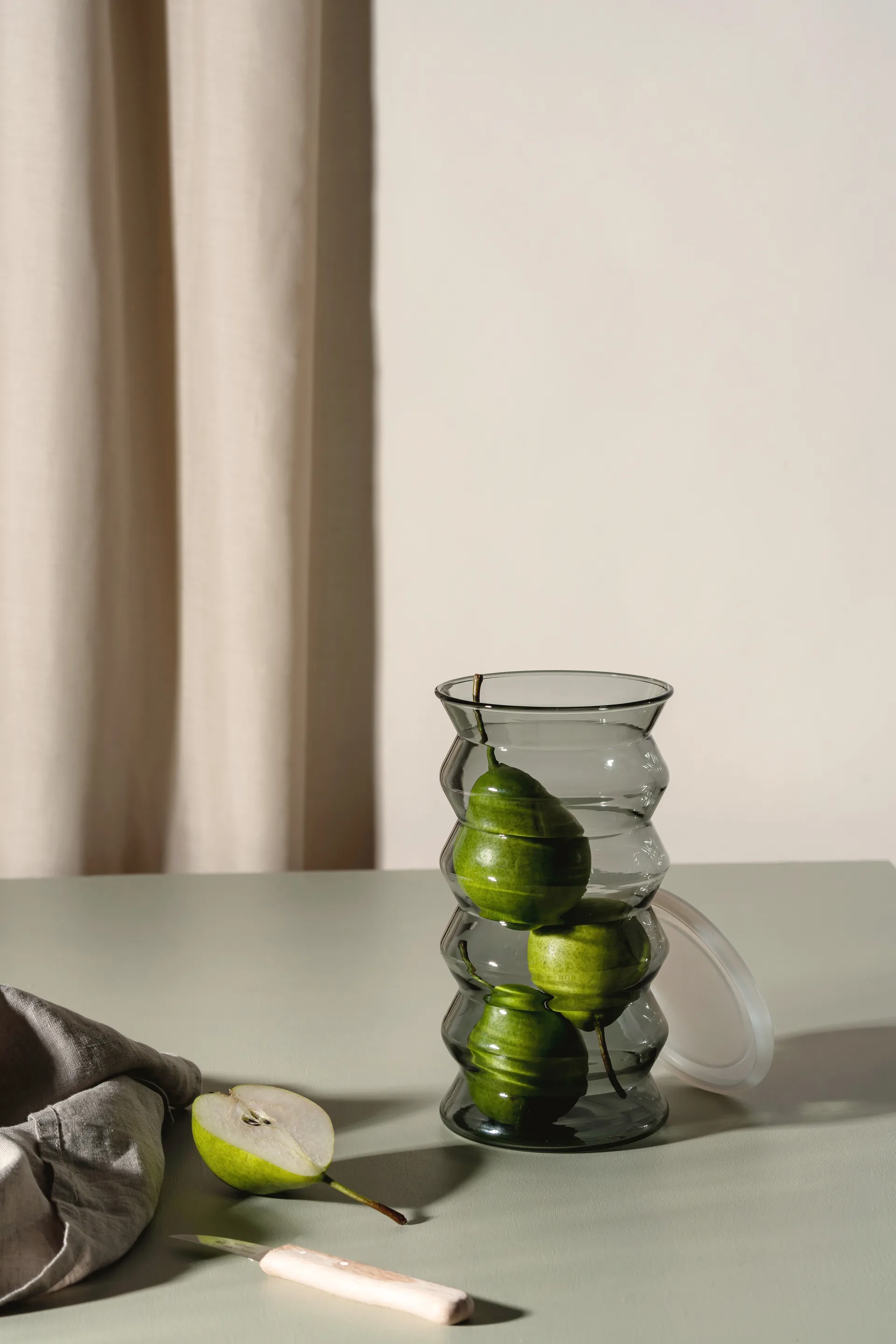 Waves vase 20 cm, Grå Muurla