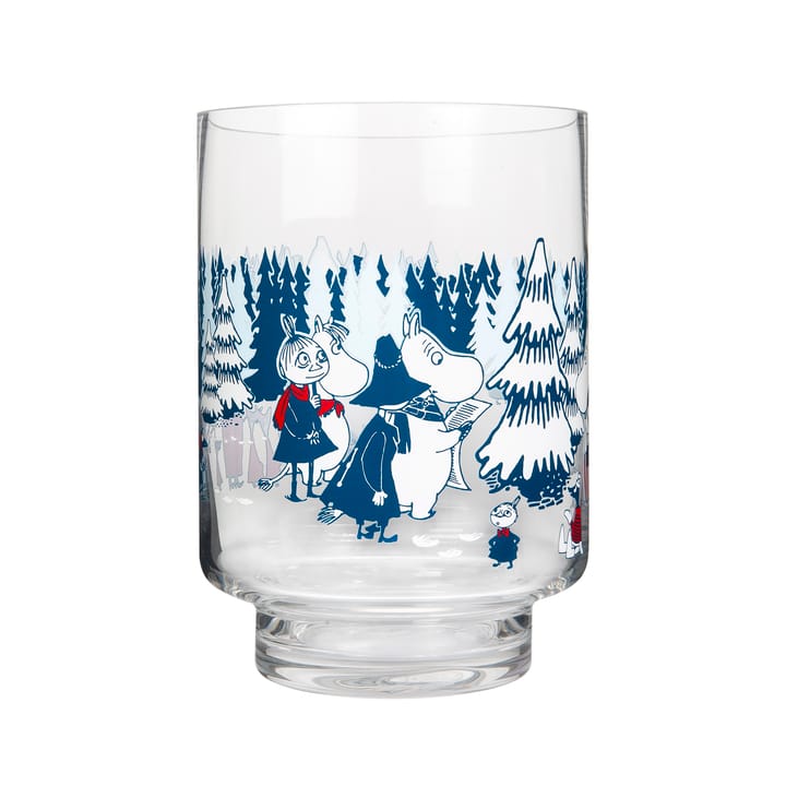 Winter forest vase og fyrfadsstage - Blå - Muurla