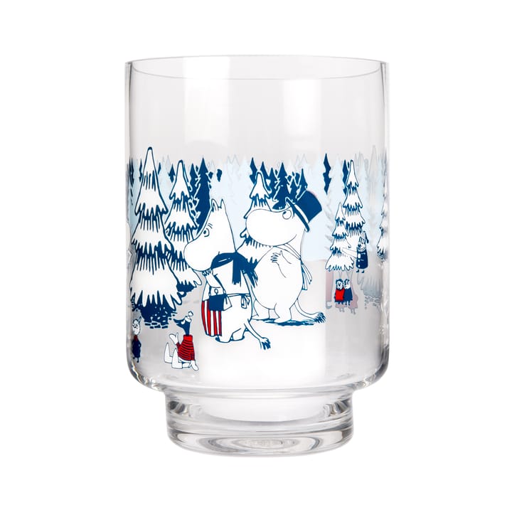 Winter forest vase og fyrfadsstage - Blå - Muurla