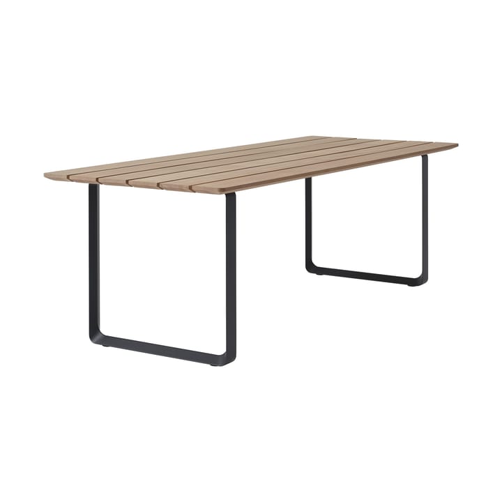 70/70 Outdoor spisebord 225x90 cm sort stålstativ - undefined - Muuto