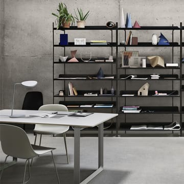 70/70 spisebord 170x85 cm - Grey linoleum/Plywood/Grey - Muuto