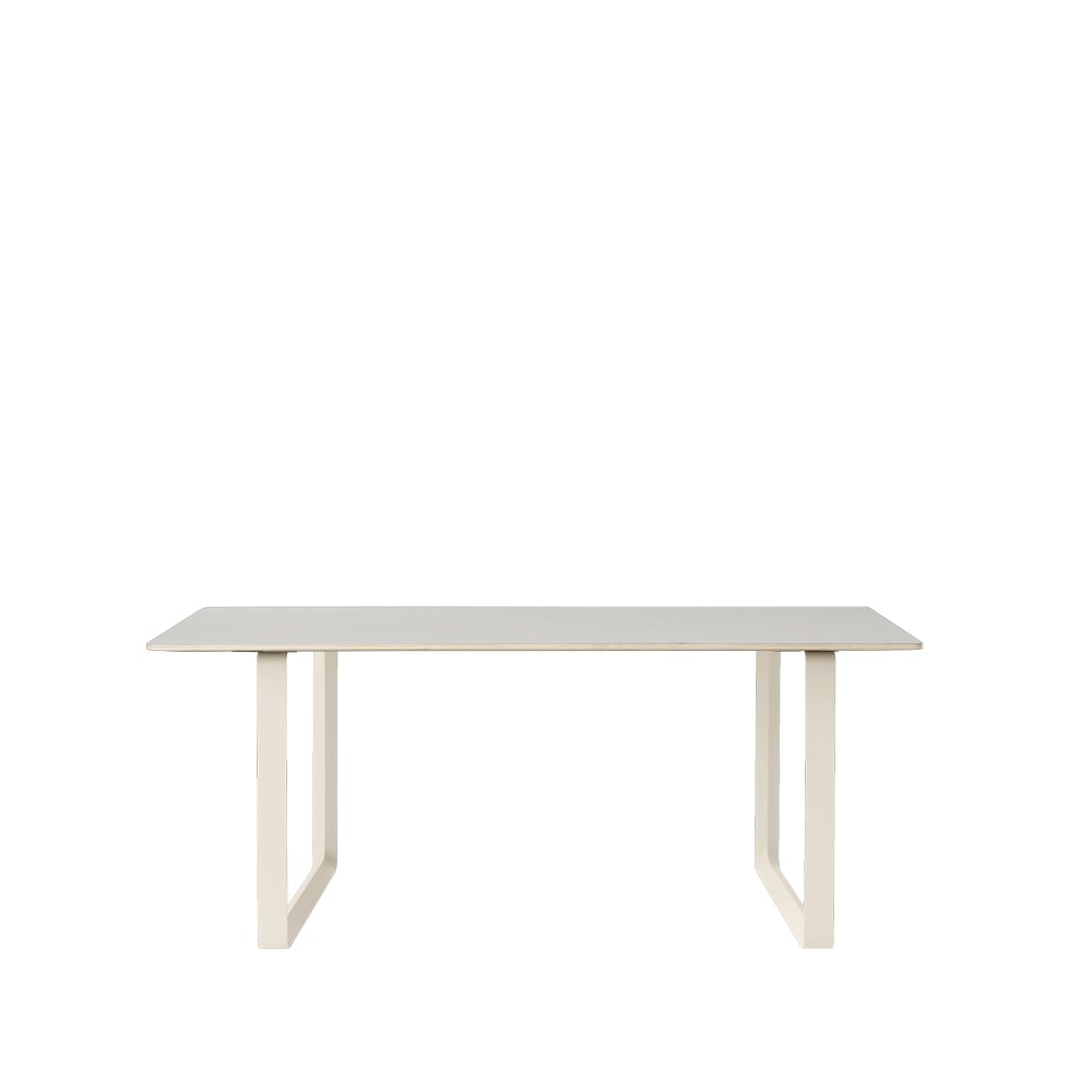 Muuto 70/70 spisebord 170x85 cm Grey linoleum/Plywood/Sand