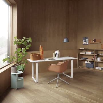 70/70 spisebord 170x85 cm - Grey linoleum/Plywood/Sand - Muuto