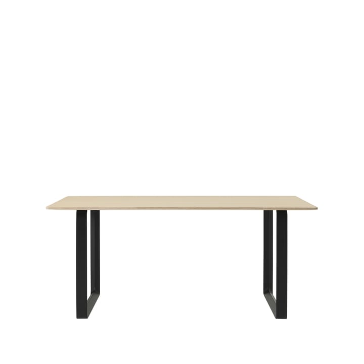 70/70 spisebord 170x85 cm - Oak veener/Plywood/Black - Muuto