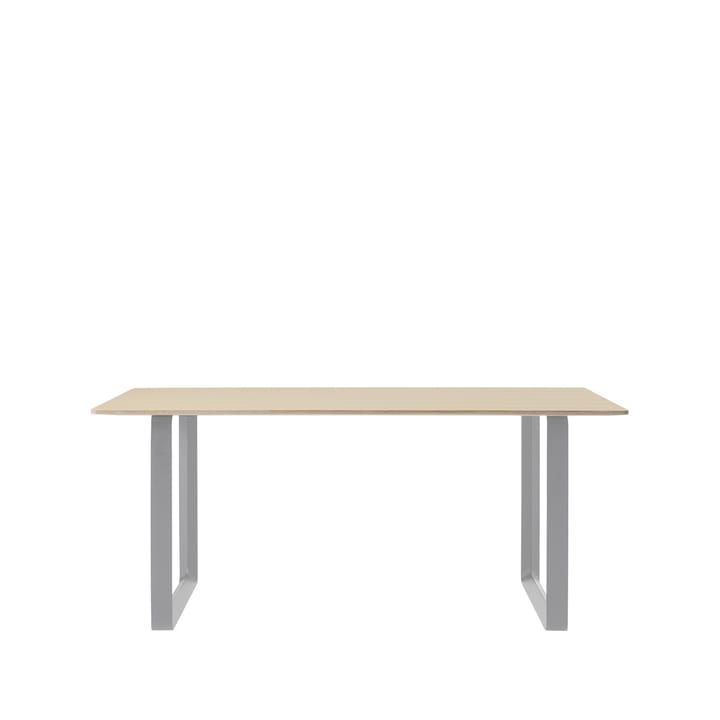 70/70 spisebord 170x85 cm - Oak veneer/Plywood/Grey - Muuto