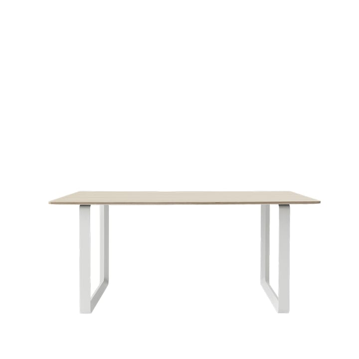 70/70 spisebord 170x85 cm - Oak veneer/Plywood/White - Muuto