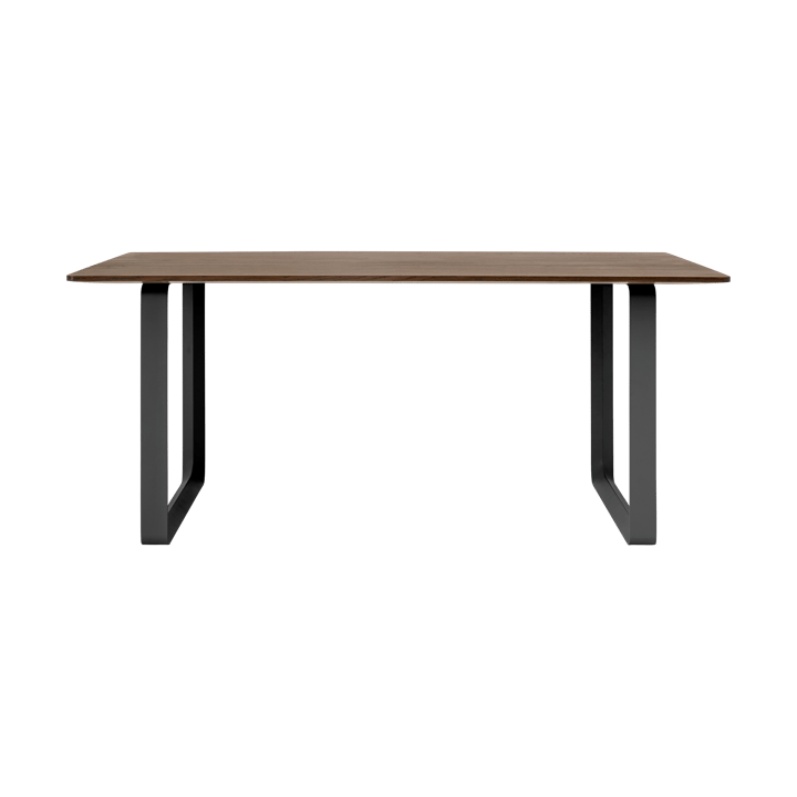 70/70 spisebord 170x85 cm - Solid Smoked Oak/Black - Muuto
