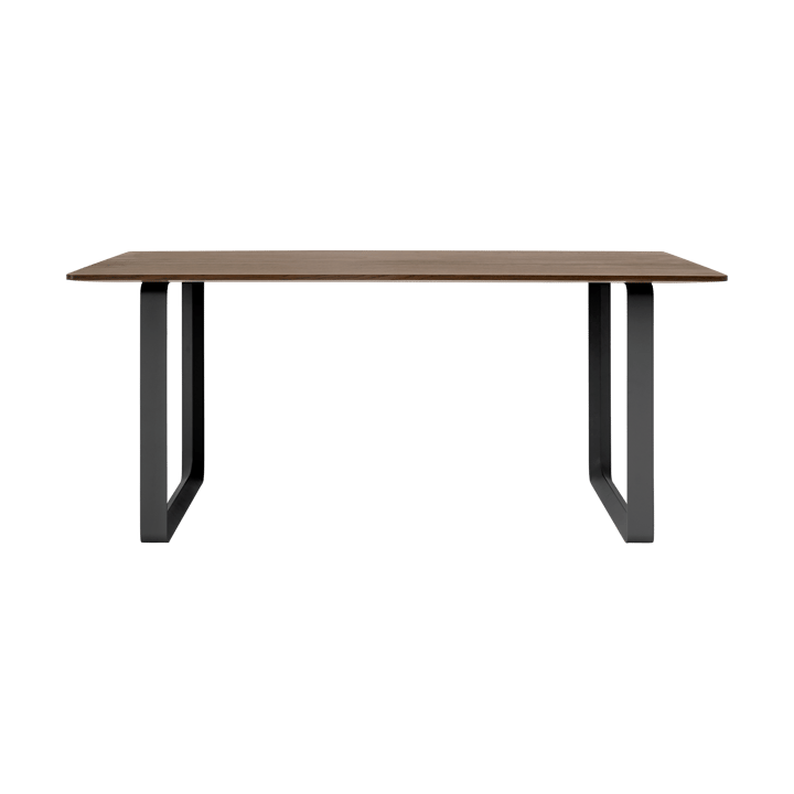 70/70 spisebord 170x85 cm, Solid Smoked Oak/Black Muuto