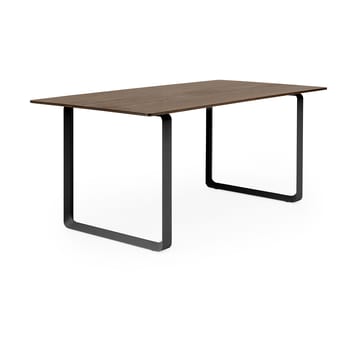 70/70 spisebord 170x85 cm - Solid Smoked Oak/Black - Muuto