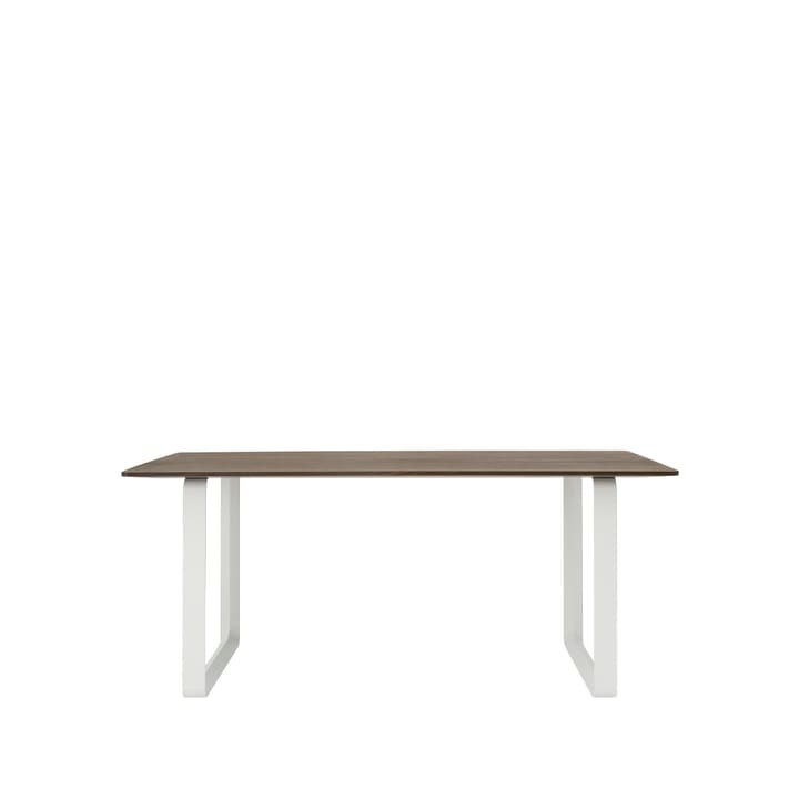 70/70 spisebord 170x85 cm - Solid Smoked Oak/White - Muuto
