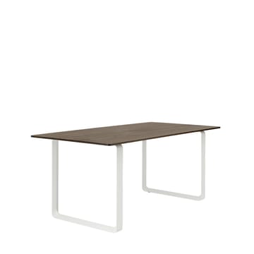 70/70 spisebord 170x85 cm - Solid Smoked Oak/White - Muuto