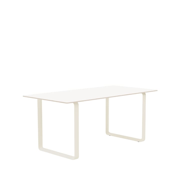 70/70 spisebord 170x85 cm - White laminate/Plywood/Sand - Muuto