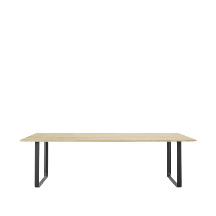 70/70 spisebord 255x108 cm - Solid oak/Black - Muuto