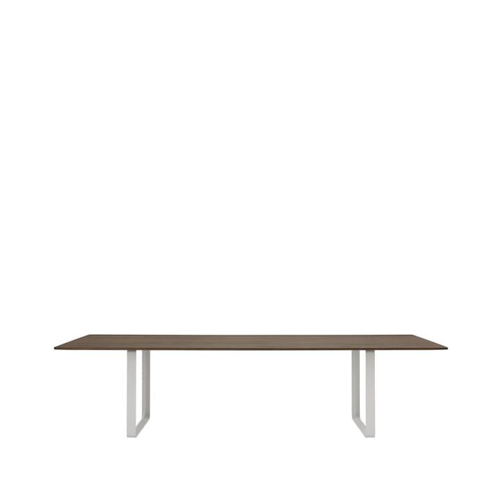 70/70 spisebord 295x108 cm - Solid Smoked Oak/Grey - Muuto