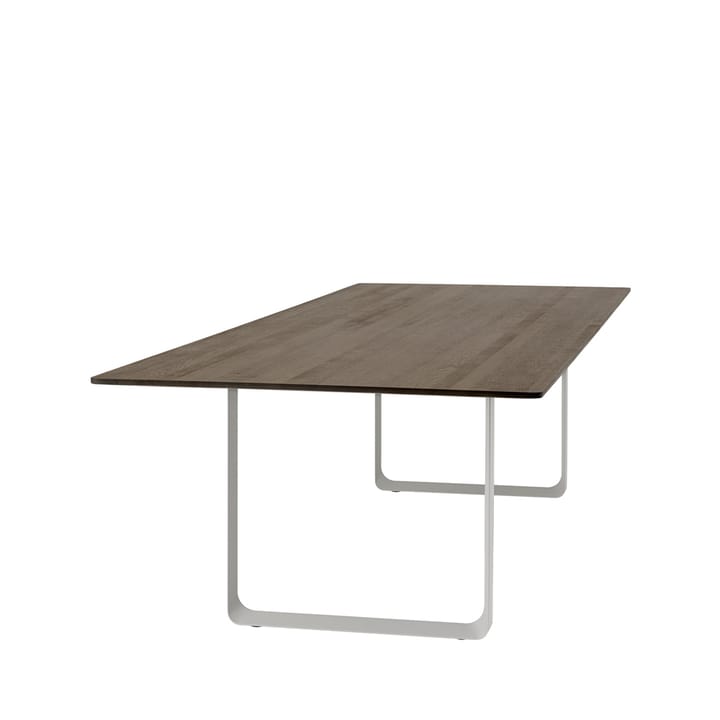 70/70 spisebord 295x108 cm, Solid Smoked Oak/Grey Muuto