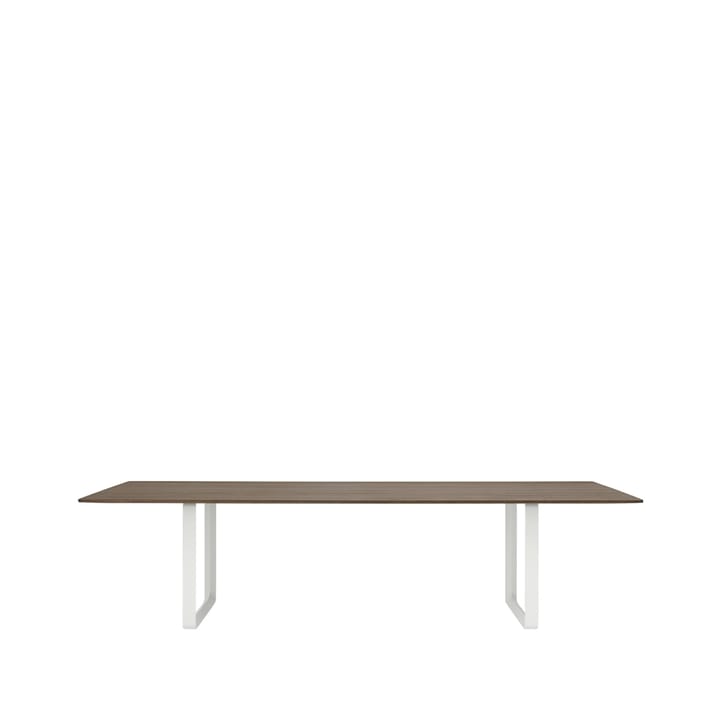 70/70 spisebord 295x108 cm - Solid Smoked Oak/White - Muuto