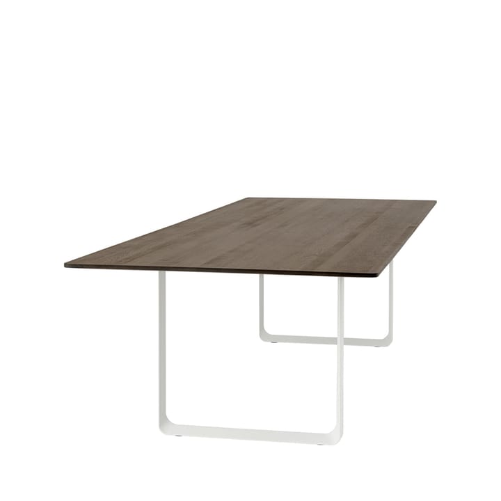 70/70 spisebord 295x108 cm, Solid Smoked Oak/White Muuto