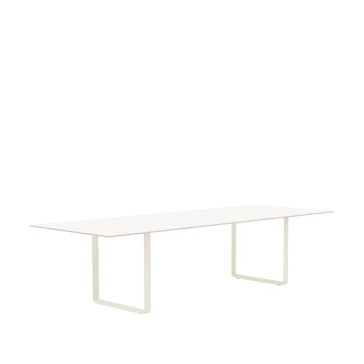70/70 spisebord 295x108 cm - White laminate/Plywood/Sand - Muuto