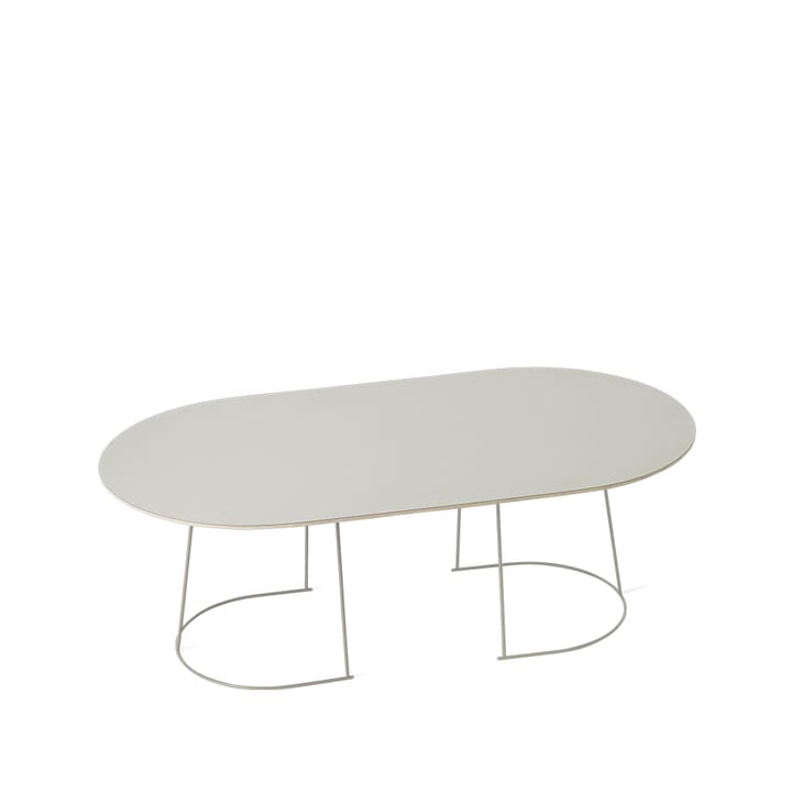 Airy sofabord ovalt - grey, nanolaminat, large - Muuto