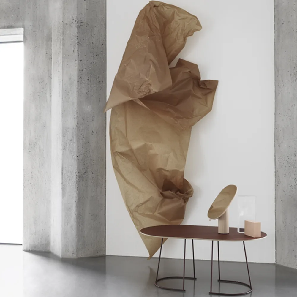 Airy sofabord ovalt, offwhite, nanolaminat, large Muuto