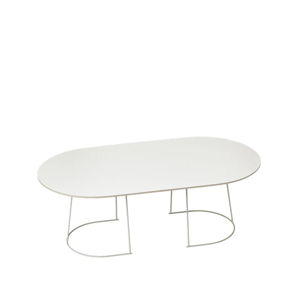 Airy sofabord ovalt, offwhite, nanolaminat, large Muuto