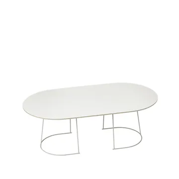 Airy sofabord ovalt - offwhite, nanolaminat, large - Muuto