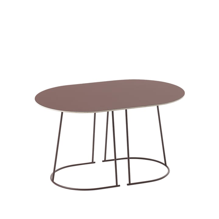 Airy sofabord ovalt - plum, nanolaminat, small - Muuto