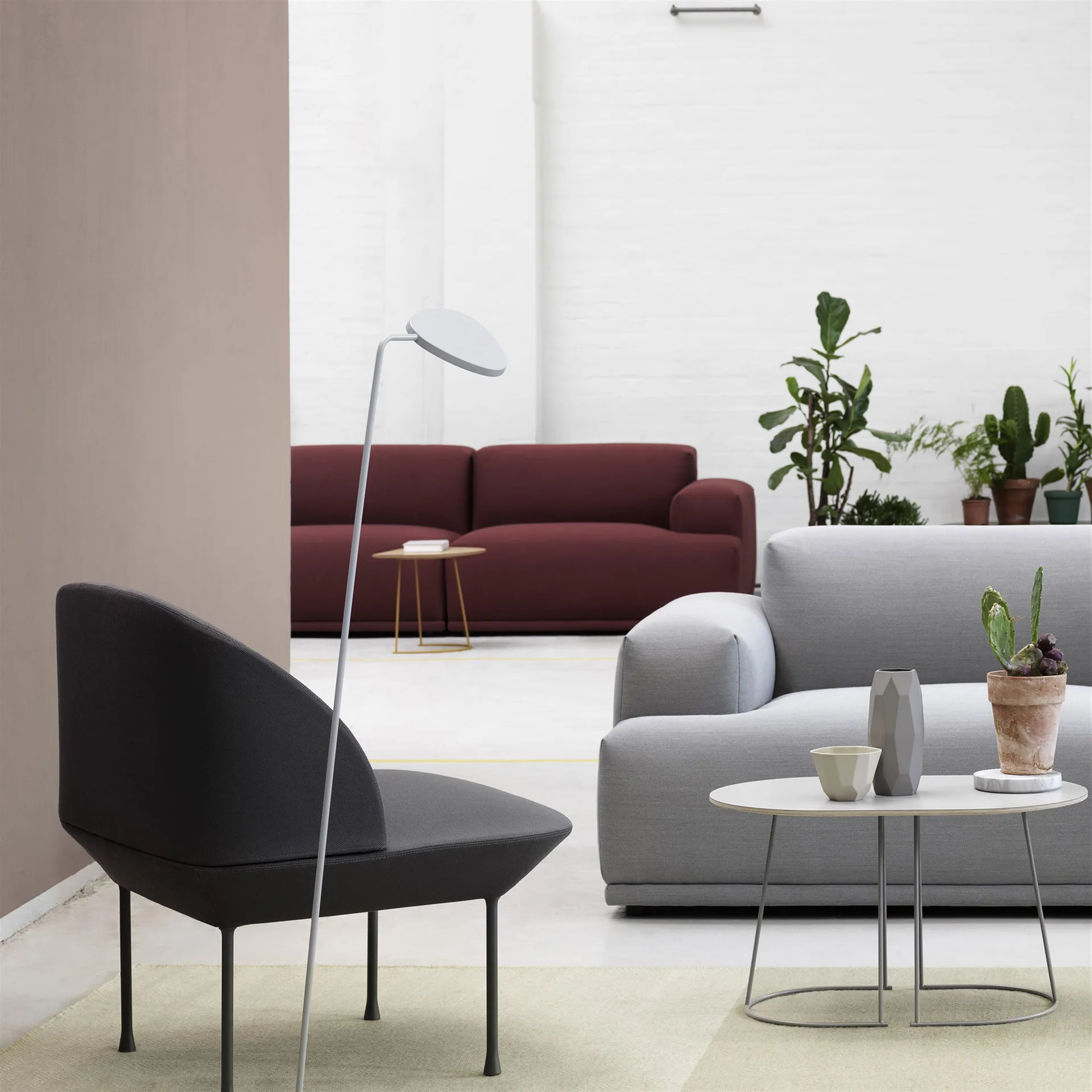 Airy sofabord small, off-white Muuto