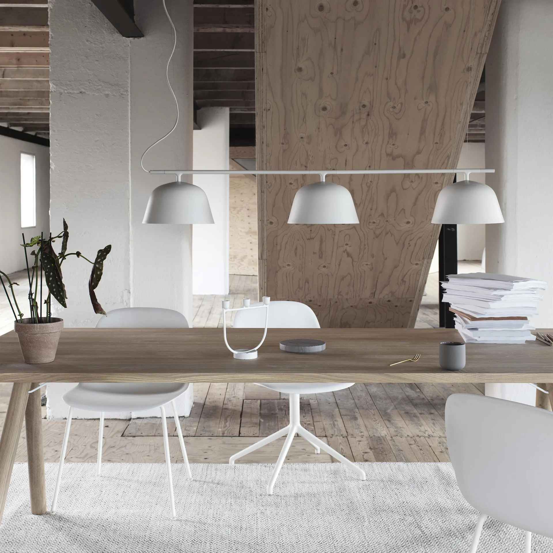 Ambit Rail loftlampe, hvid Muuto