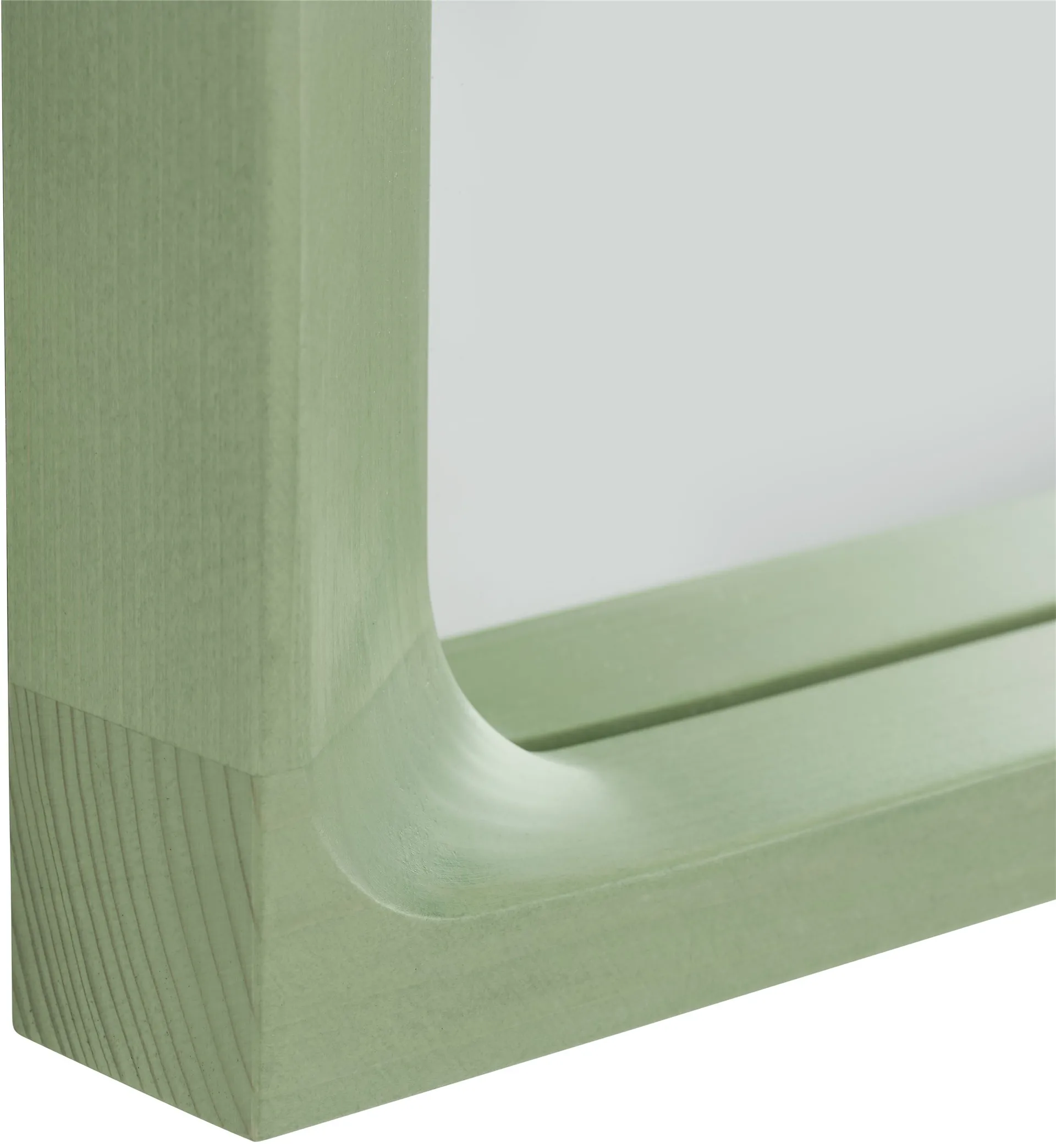 Arced spejl 170x61 cm, Light green Muuto