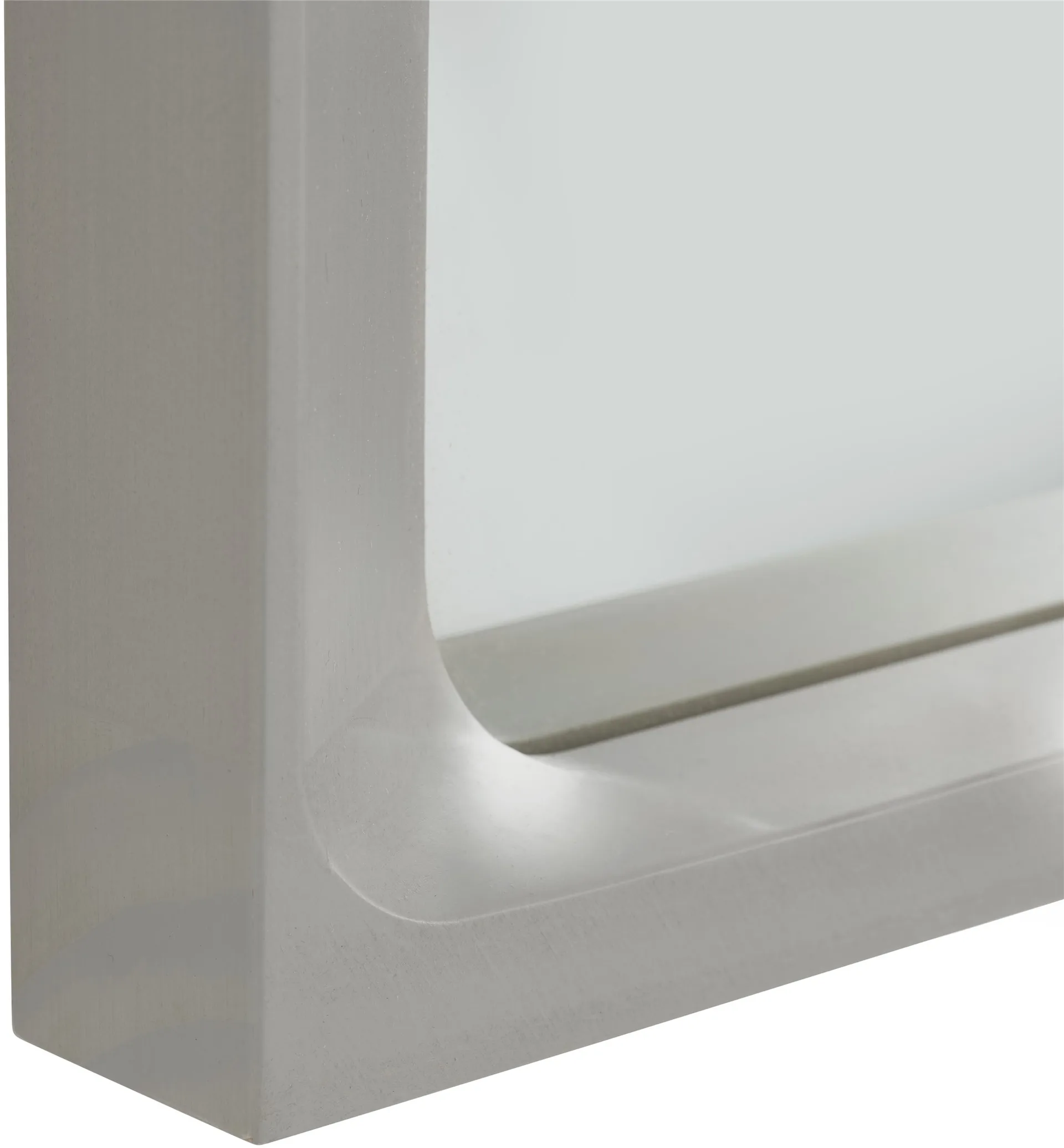 Arced spejl 170x61 cm, Light grey Muuto