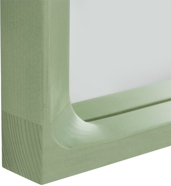 Arced spejl 80x55 cm, Light green Muuto