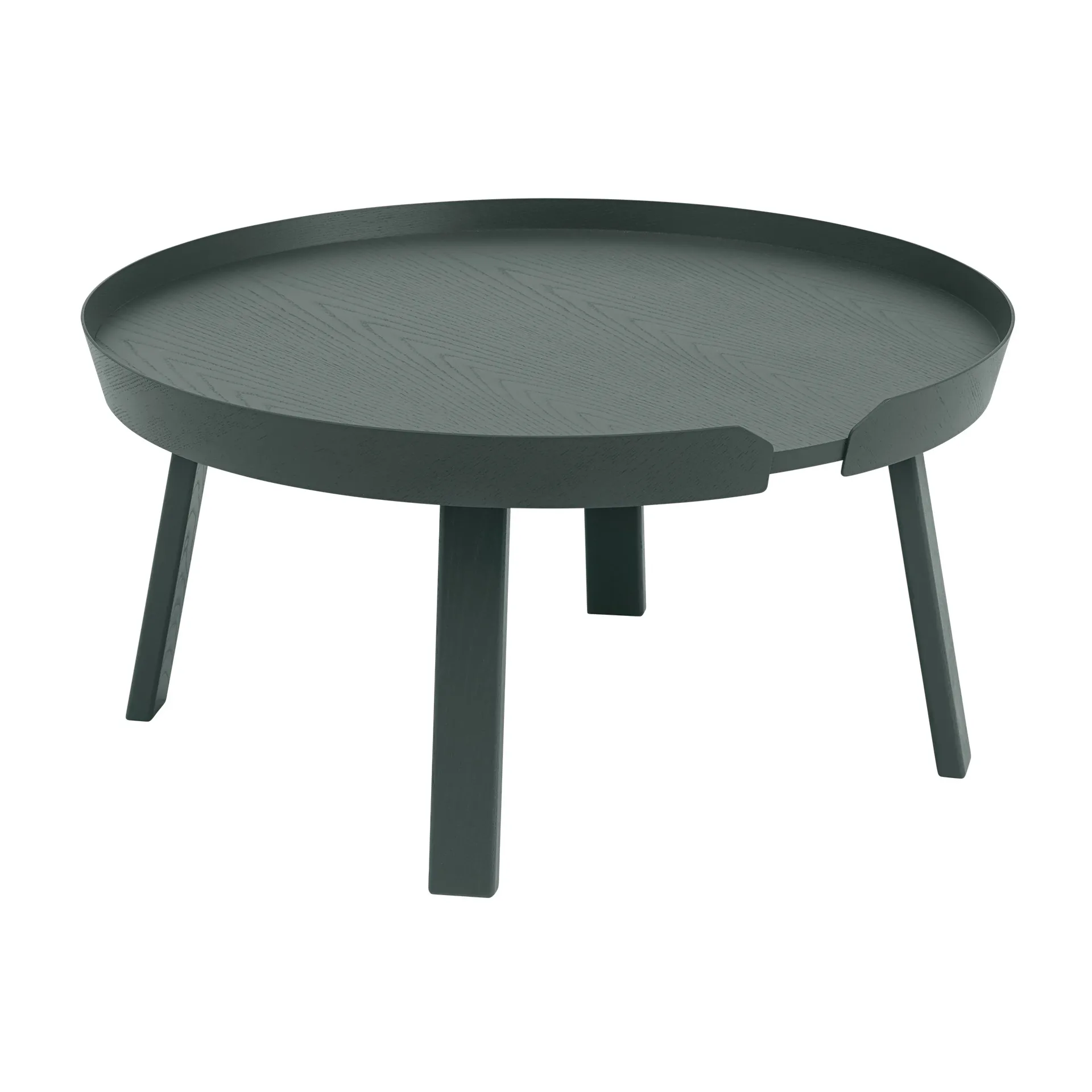 Around bord stort, Dark green Muuto