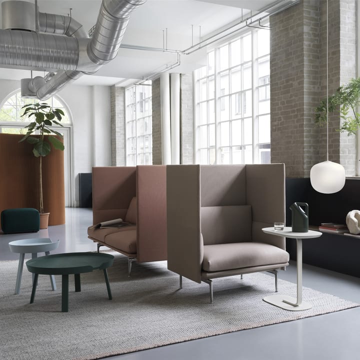 Around bord stort, Dark green Muuto
