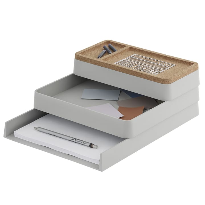 Arrange Desktop bakke 12x25 cm, Grey Muuto