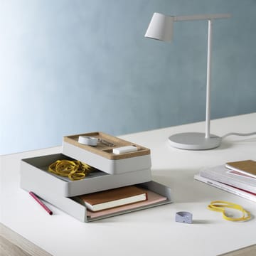 Arrange Desktop bakke 12x25 cm - Grey - Muuto