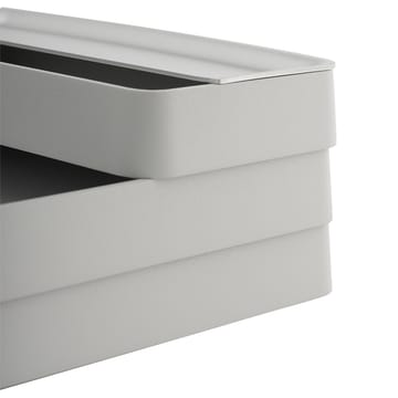 Arrange Desktop låg 8x24 cm - Aluminium - Muuto