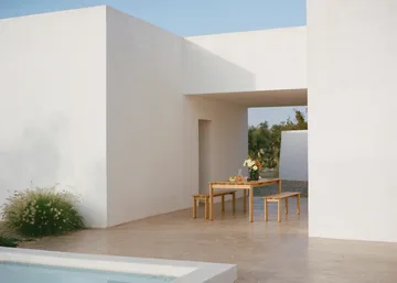 Assemble bænk - Teak, 180 cm - Muuto