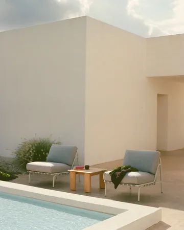 Assemble sofabord - Teak, 55x55 cm - Muuto