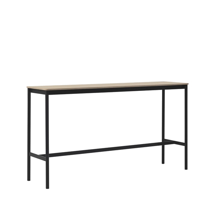 Base High barbord, oak, sort stel, krydsfinérkant, B50 L190 H105 Muuto