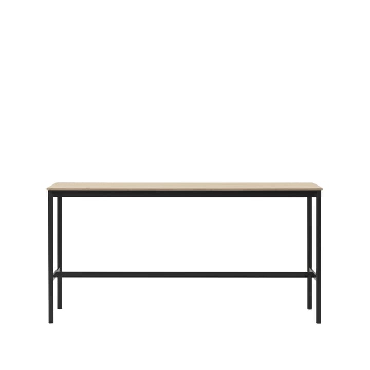 Base High barbord - oak, sort stel, krydsfinérkant, B50 L190 H95 - Muuto