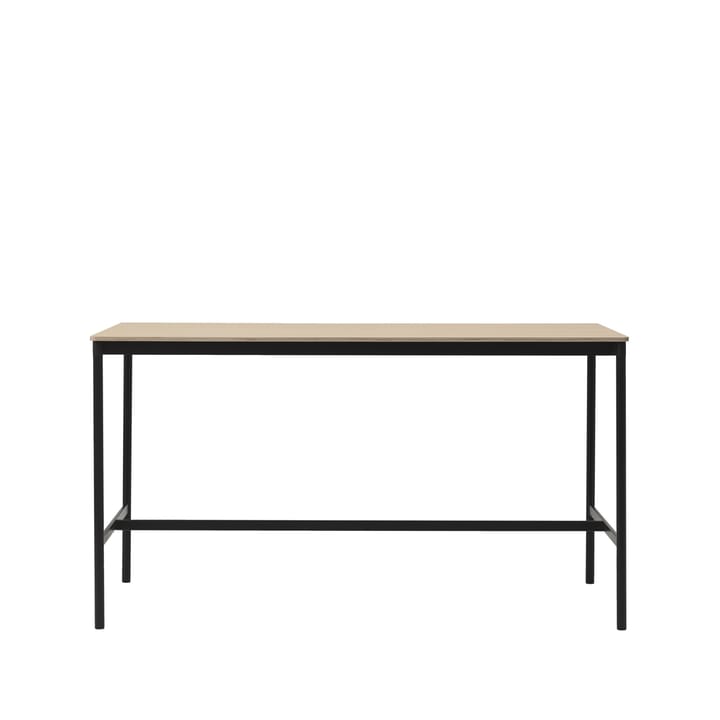 Base High barbord - oak, sort stel, krydsfinérkant, B85 L190 H105 - Muuto