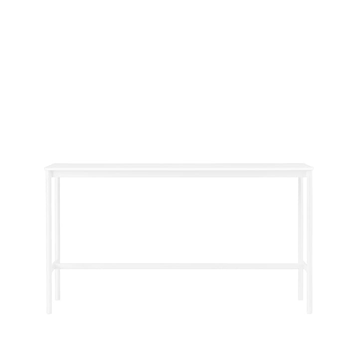 Base High barbord - white laminate, hvidt stel, ABS-kant, B50 L190 H105 - Muuto