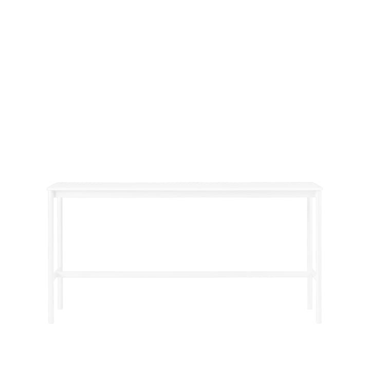 Base High barbord - white laminate, hvidt stel, ABS-kant, B50 L190 H95 - Muuto