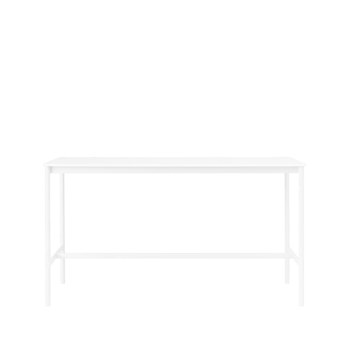 Base High barbord - white laminate, hvidt stel, ABS-kant, B85 L190 H105 - Muuto