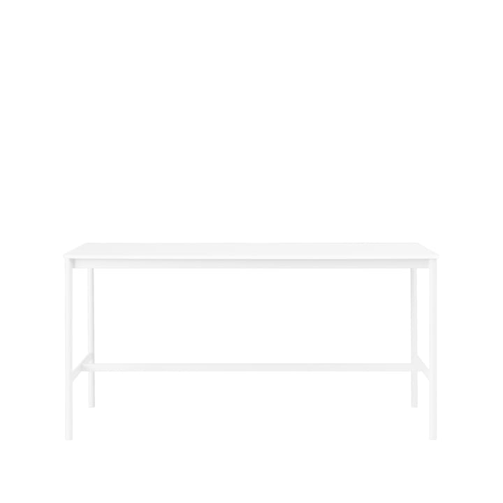 Base High barbord - white laminate, hvidt stel, ABS-kant, B85 L190 H95 - Muuto