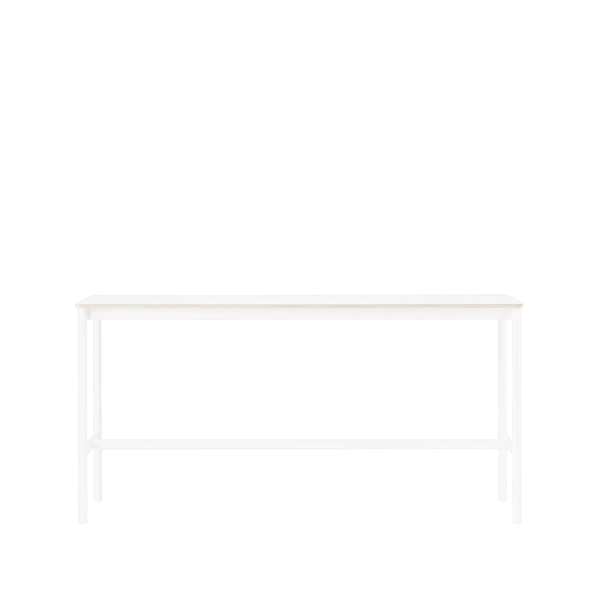 Base High barbord, white laminate, hvidt stel, krydsfinérkant, B50 L190 H95 Muuto